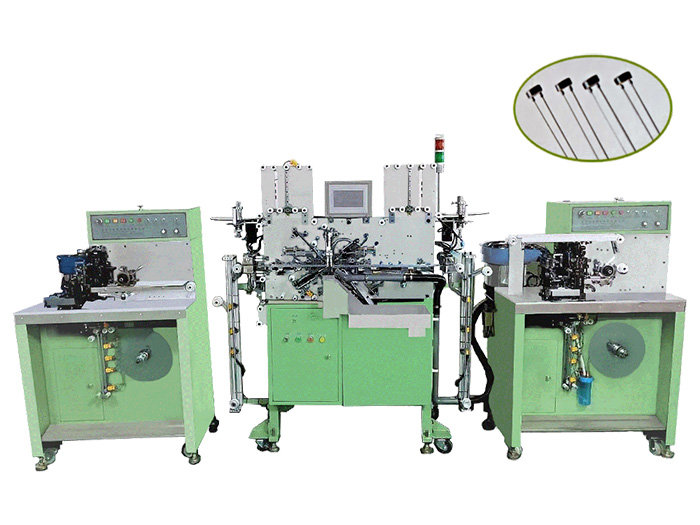 High polymer solid-state stitching and winding machine