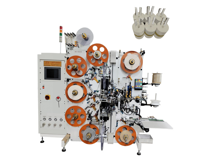 Large tab winding machine