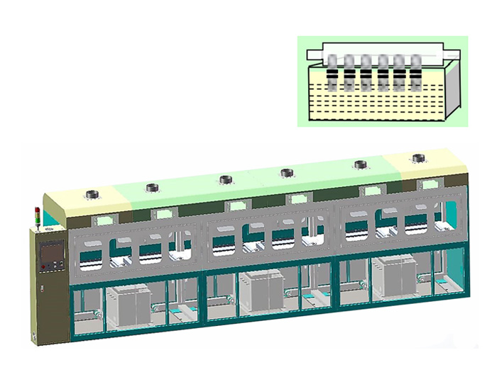 Secondary polymerization machine