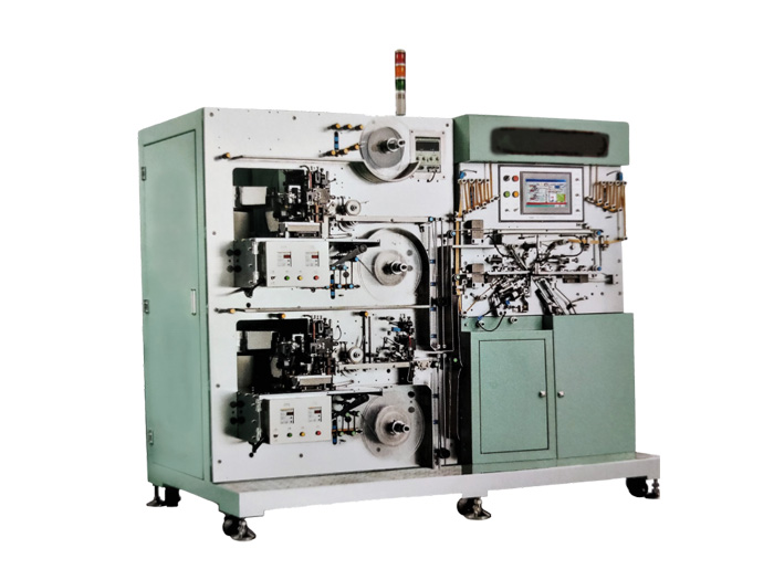 High polymer solid-state stitching and winding machine
