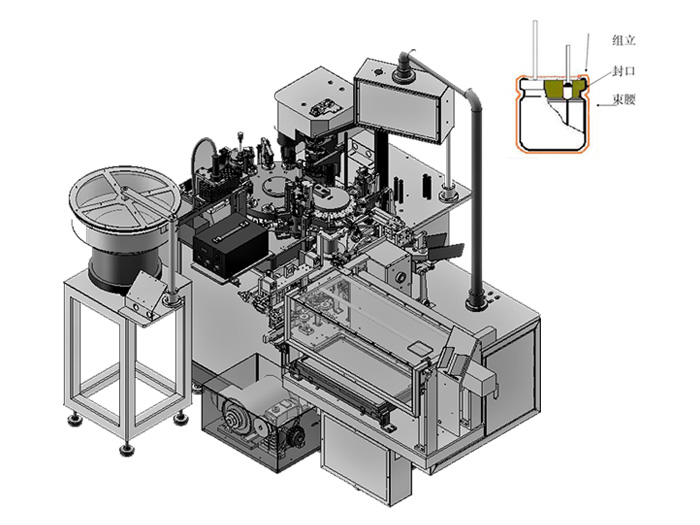 Automatic assembly sealing machine